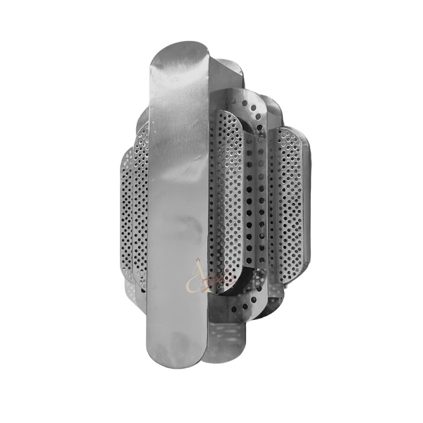 Applique murale Inana en laiton argenté - Ajbir