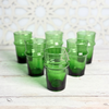 Set de 6 verres à thé beldi vert 9cm