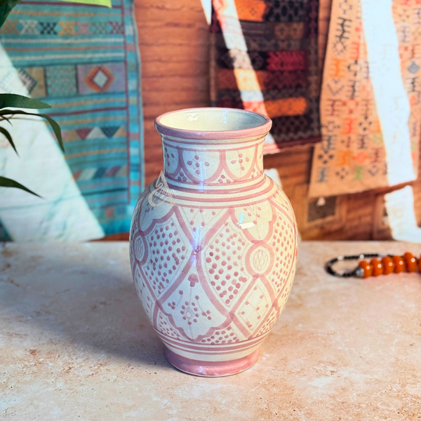 Vase artisanal bombé Kasbah