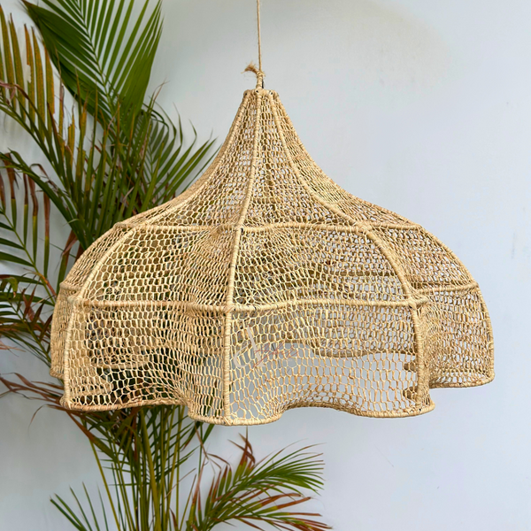 Suspension en raphia Ajdig grande - Ajbir