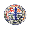 Set assiettes Amazigh bleu - Ajbir