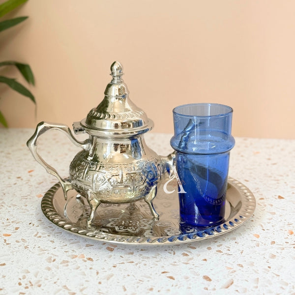 Théière artisanale à pieds en laiton Zwak (2 personnes)