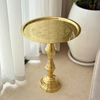 Table d'appoint artisanale 100% laiton doré