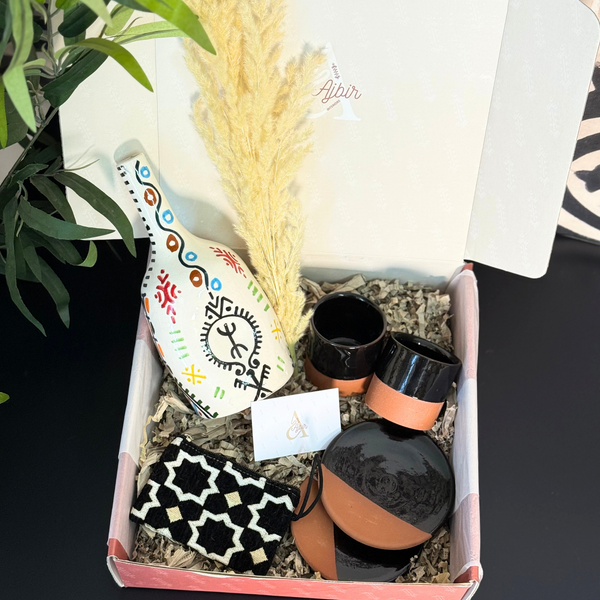 Coffret cadeau artisanal Amazigh noir