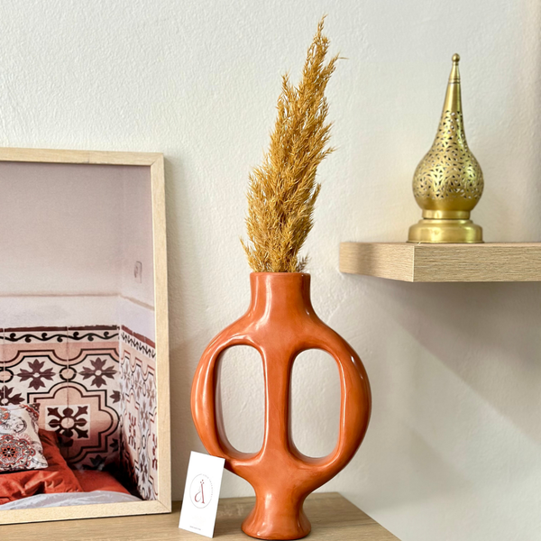 Vase artisanal Tawja terracota