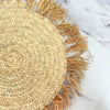 Set de table à franges en osier Tafoukt 47cm (1pc)