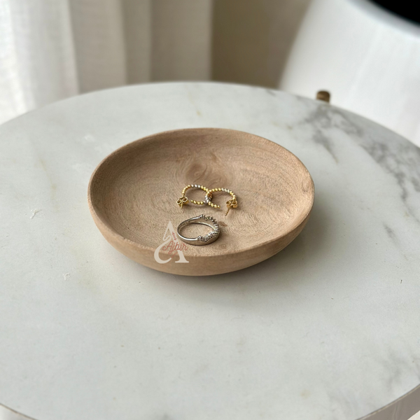 Vide poche en bois de noyer