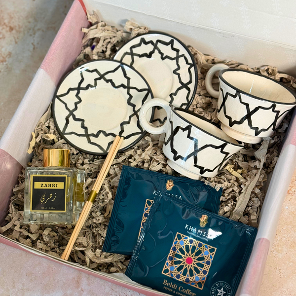 Coffret cadeau artisanal Zellige Beldi Coffee