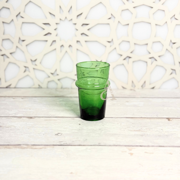 Set de 6 verres à thé beldi vert