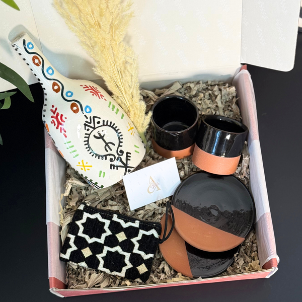 Coffret cadeau artisanal Amazigh noir