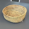 Panier rond en raphia tressé 30cm