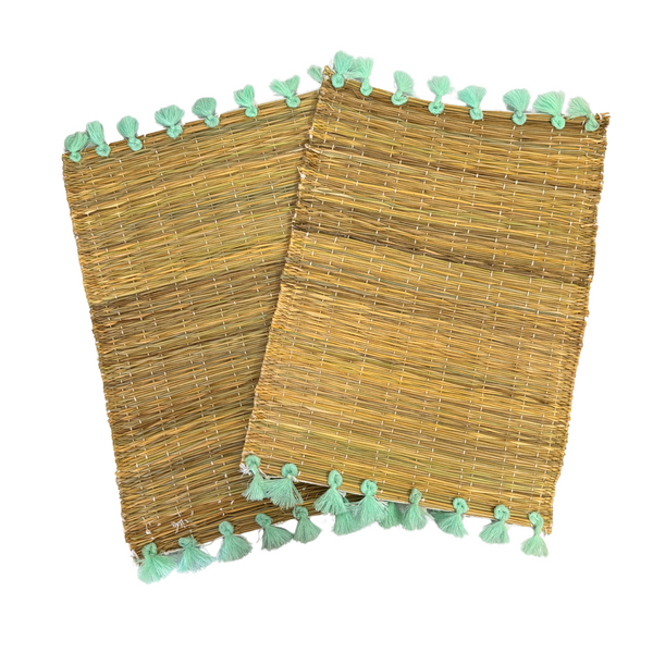 Set de table à pompon (2 pièces)