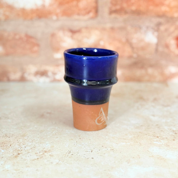 Verre beldi bicolore