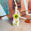 Vase bouteille artisanal en céramique Tamzwart