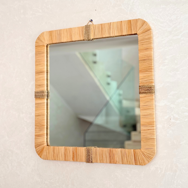 Miroir artisanal carré Tisli
