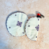 Duo porte-théière et sous-théière artisanal Anir violet