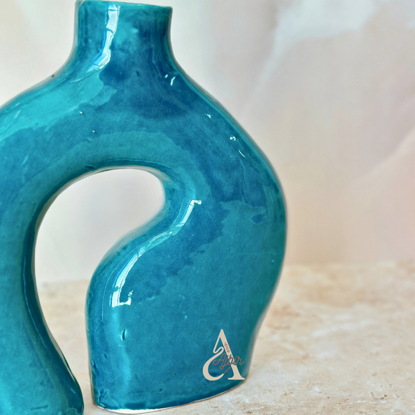 Vase artisanal Atlas vernis