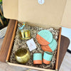 Coffret cadeau artisanal turquoise