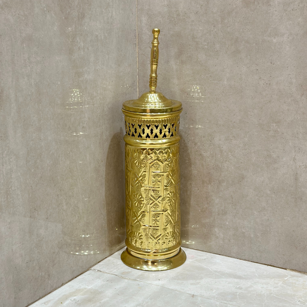 Porte brosse en laiton doré Nakch