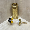 Porte brosse en laiton doré Nakch
