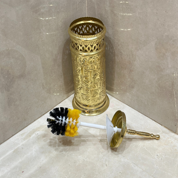 Porte brosse en laiton doré Nakch