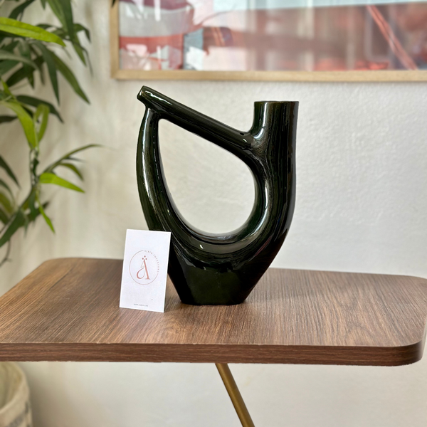 Vase Atbir en terre cuite vernis