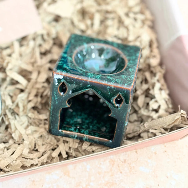 Duo 2 coffrets cadeaux Bleu pétrole et blanc