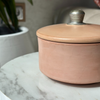 Boite de rangement beige nude