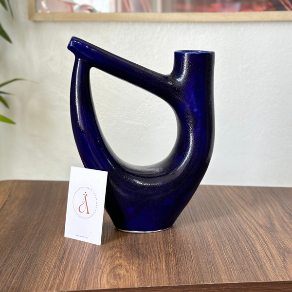 Vase Atbir en terre cuite vernis