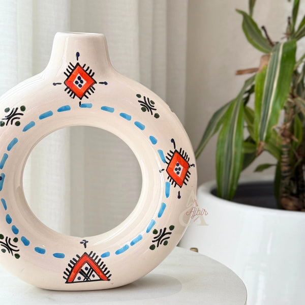Vase artisanal Tafoukt Amazigh Ameqrane