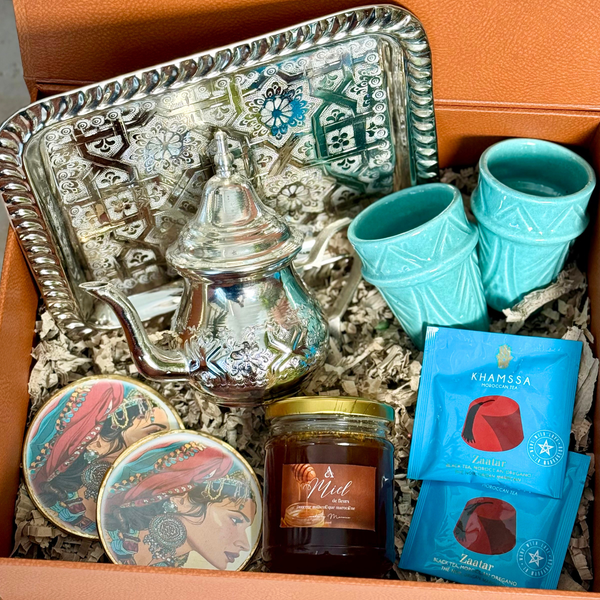 Coffret cadeau Amzun Thé & Miel Turquoise