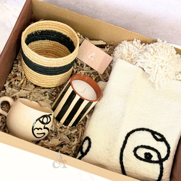 Coffret cadeau artisanal XL Oudm noir et blanc