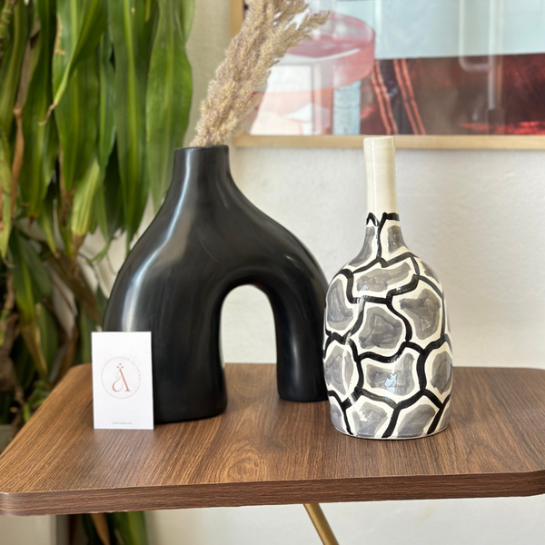 Pack déco artisanal gris et noir