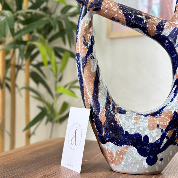 Vase Atbir en terre cuite vernis
