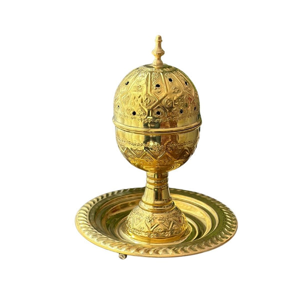 Mbikhra en laiton dorée grand modèle - Ajbir