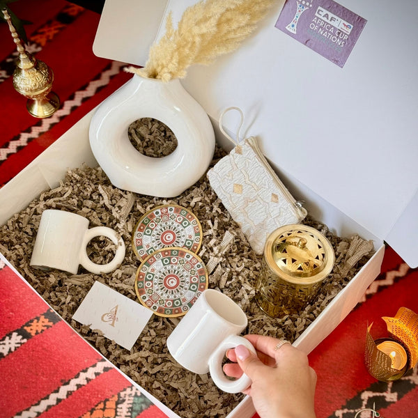Coffret Prestige "Tunisie en Blanc & Or" | Édition CAN 2025