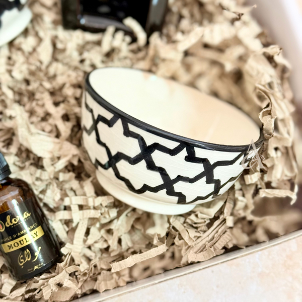 Coffret cadeau artisanal zellige bicolore