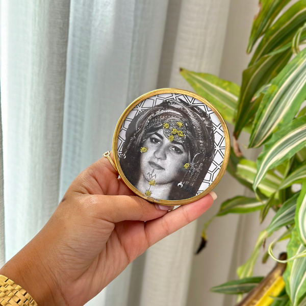 Sous tasse Daya noir - Ajbir