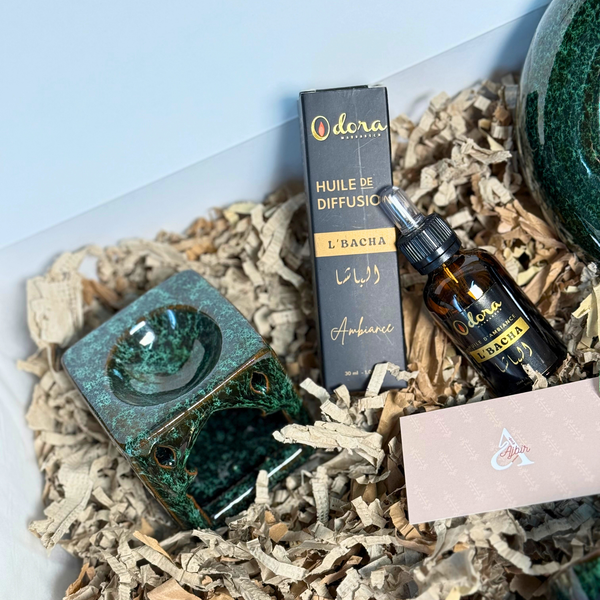 Coffret cadeau artisanal Zaytouna Vert – Édition spéciale CAN 2025