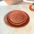 Set 3 assiettes en céramique artisanale Tizwelt Terracota