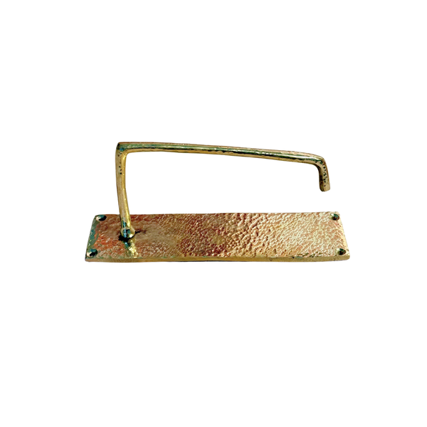 Porte papier toilette en laiton doré