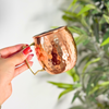 Mug en cuivre martellé