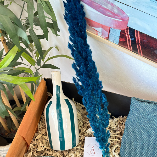 Pampas bleu pétrole