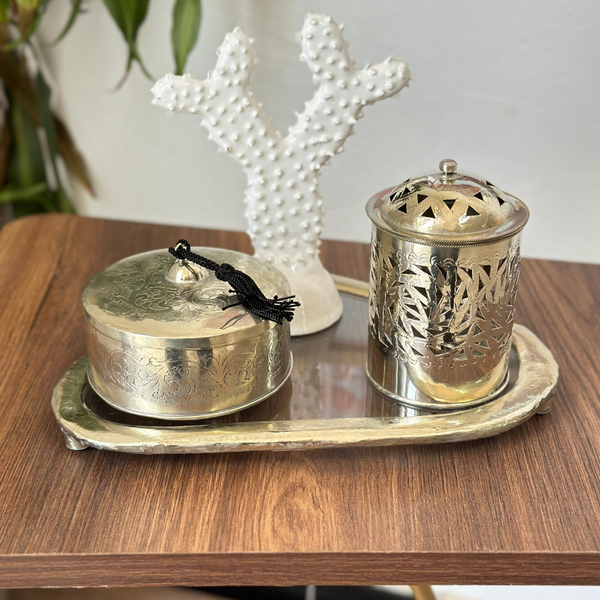 Pack déco artisanal cactus blanc