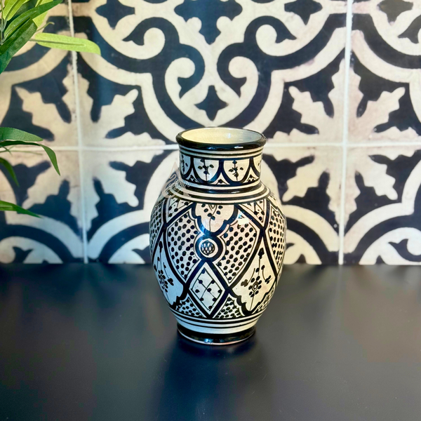 Vase artisanal bombé Kasbah
