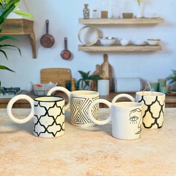Mug artisanal en céramique Zellige 3