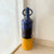 Grand Vase Artisanal Marocain Bleu Majorelle et jaune Moutarde