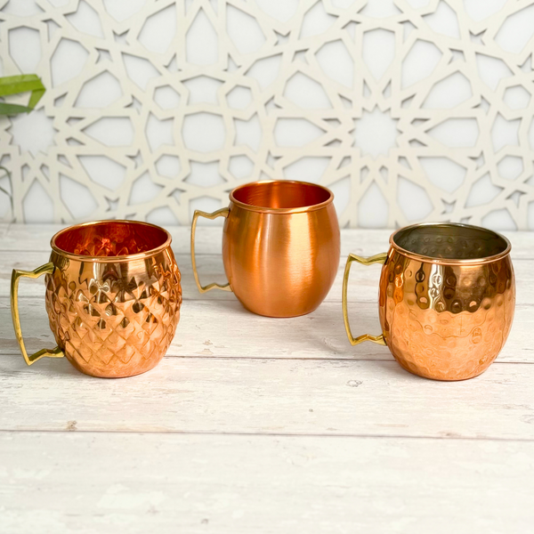 Mug en cuivre martelé 2