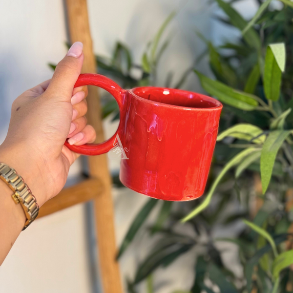 Mug artisanal uni anse en haut 200ml