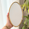 Miroir Asirem Ovale en laiton